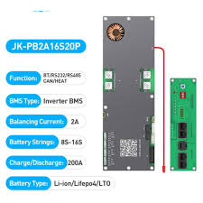 JK JIKONG BMS 24v-48v mit aktiven 2A Balancer JK-PBA16S20P Parallel Modul 10A